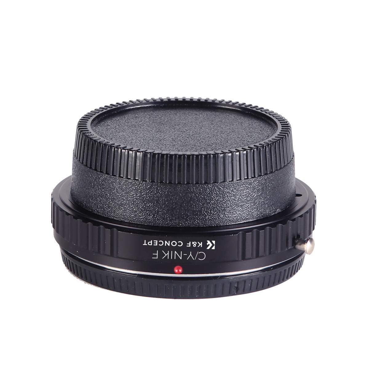 Contax Yashica Lenses to Nikon F Lens Mount Adapter with Optic Glass K&F Concept M14171 Lens Adapter