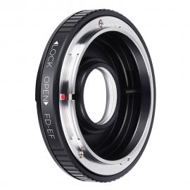 Canon FD Lenses to Canon EF/EF-S Lens Mount Adapter with Optic Glass K&F Concept M13131