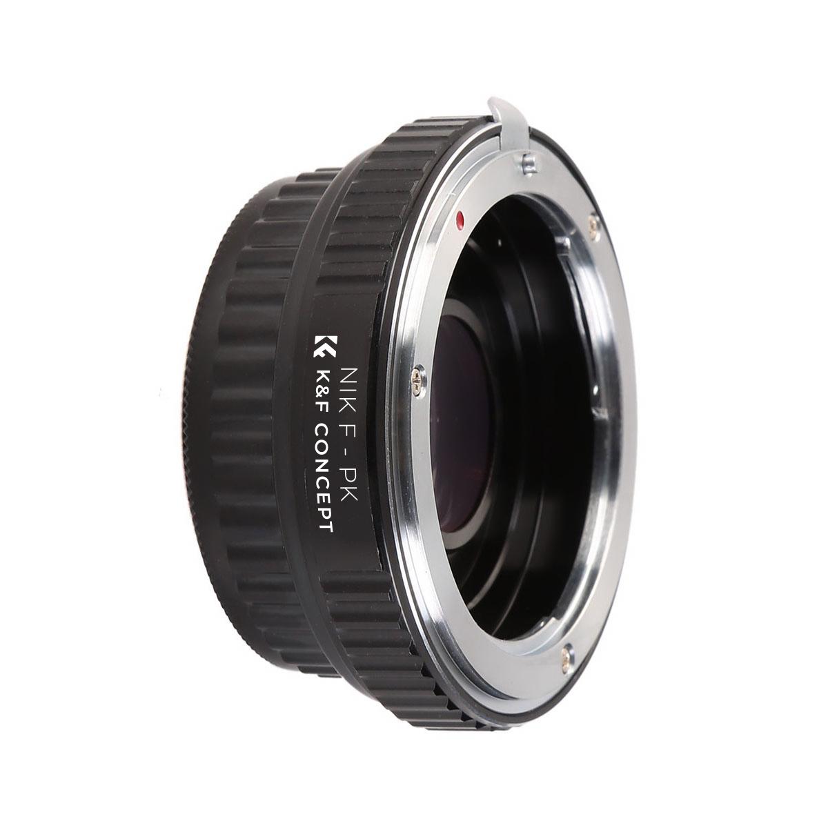 K&F Concept M11221 Nikon F Lenses to Pentax K Lens Mount Adapter with Optic  Glass