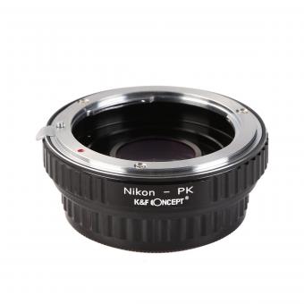 Nikon F Lenses to Pentax K Lens Mount Adapter with Optic Glass K&F Concept M11221 Lens Adapter