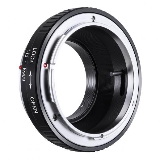 Canon FD K&F Concept Canon FD to Micro Four Thirds Lens Mount Adapter with Hard Plastic Travel Case and Cleaning Cloth FD-M43 Lens Adapter Canon FD to Micro 4/3 Lens Adapter FD-M4/3 Lens Adapter