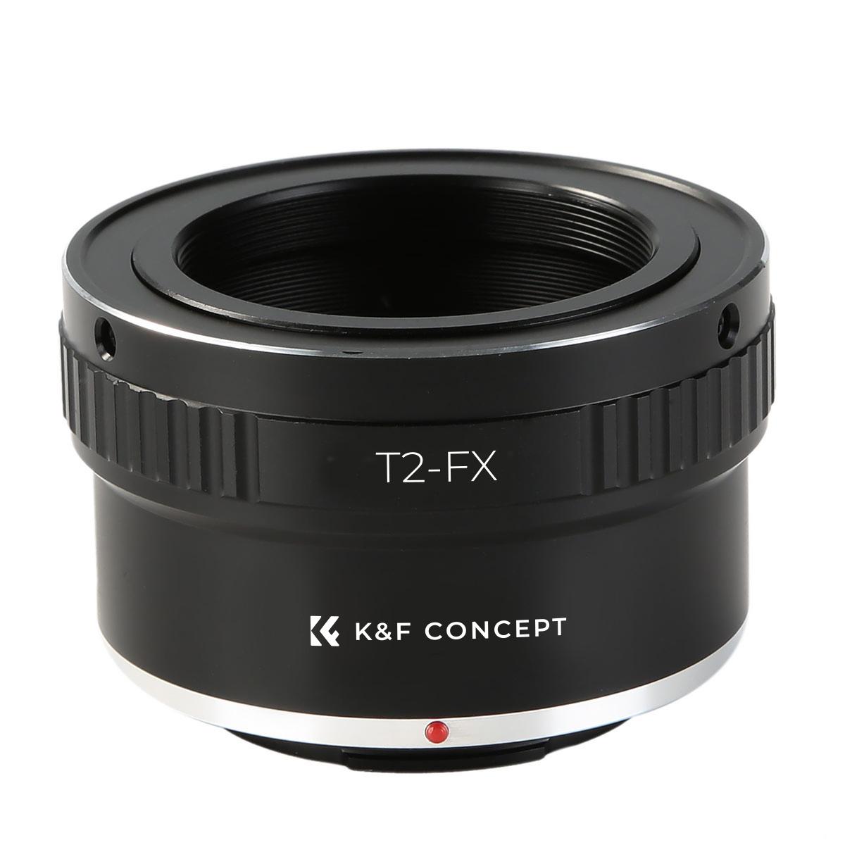 T2 Mount Lenses to Fuji X Mount Camera Adapter