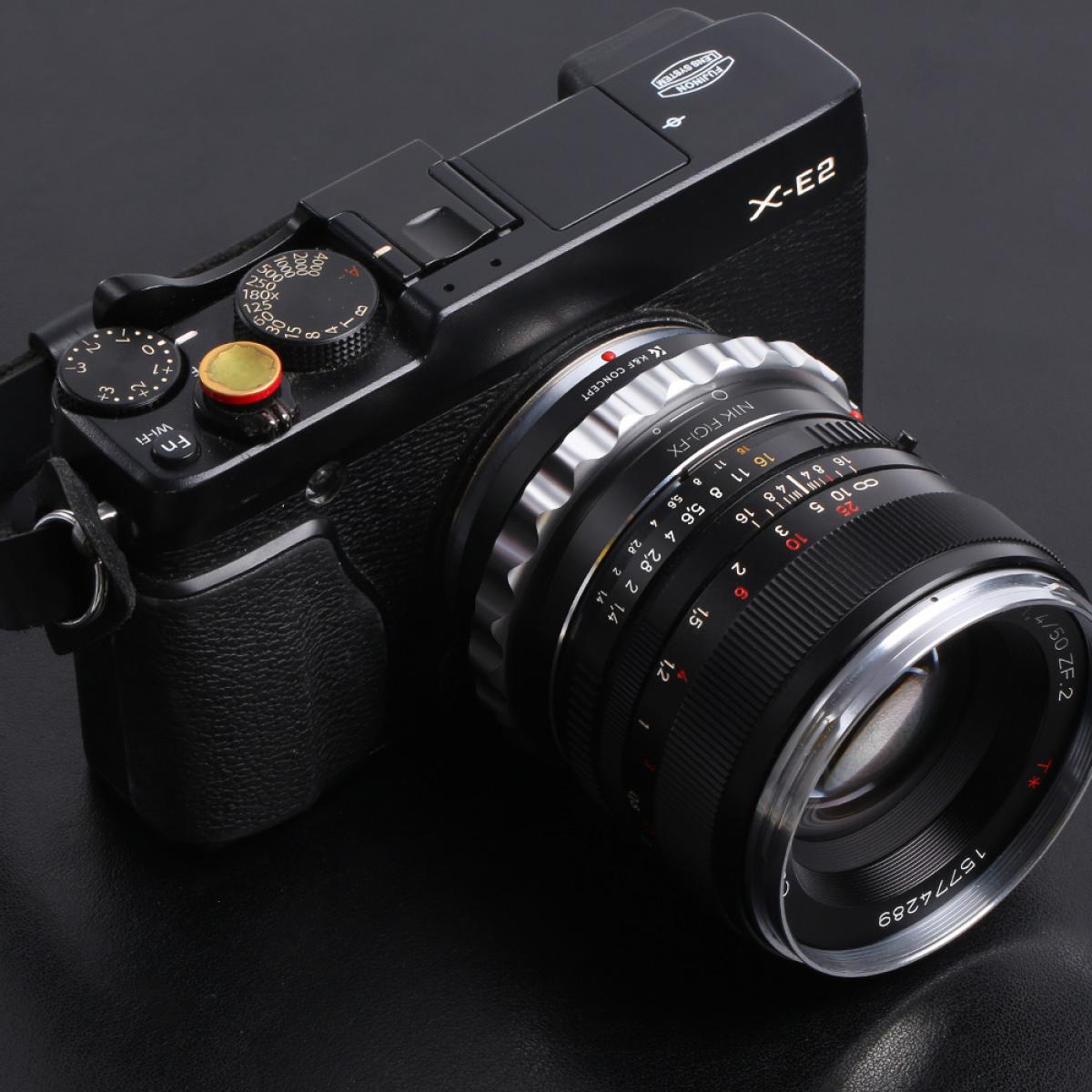 K&F Concept Nikon G To Fujifilm X Lens Adapter – NG-FX, For X-Pro2, X-T1, X-A2, X-E1