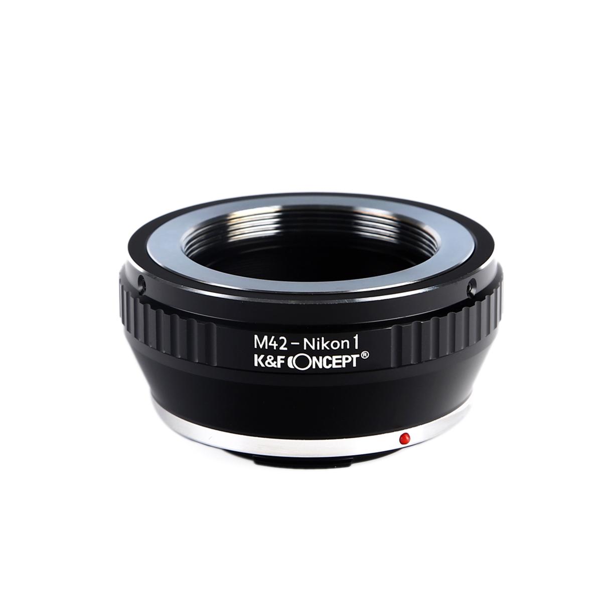 K&F Concept M10201 M42 Lenses to Nikon 1 Lens Mount Adapter KENTFAITH