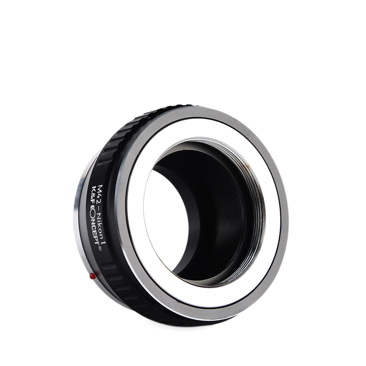 K&F Concept M10201 M42 Lenses to Nikon 1 Lens Mount Adapter KENTFAITH