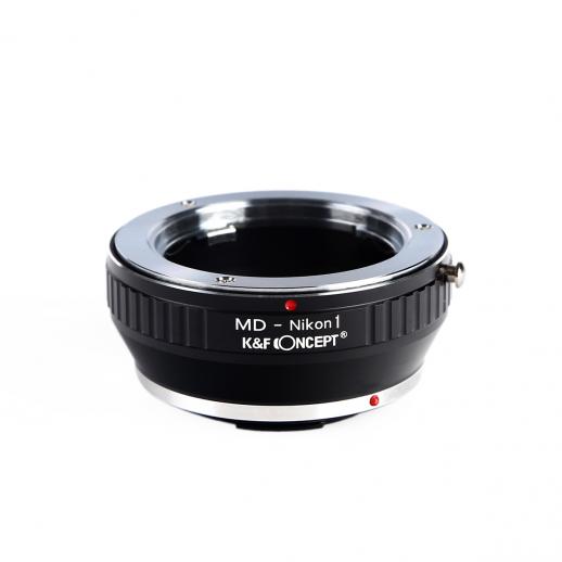 Lentes Minolta MD MC para Nikon 1 Adaptador de montagem de lente K&F Concept M15201 Adaptador de lente