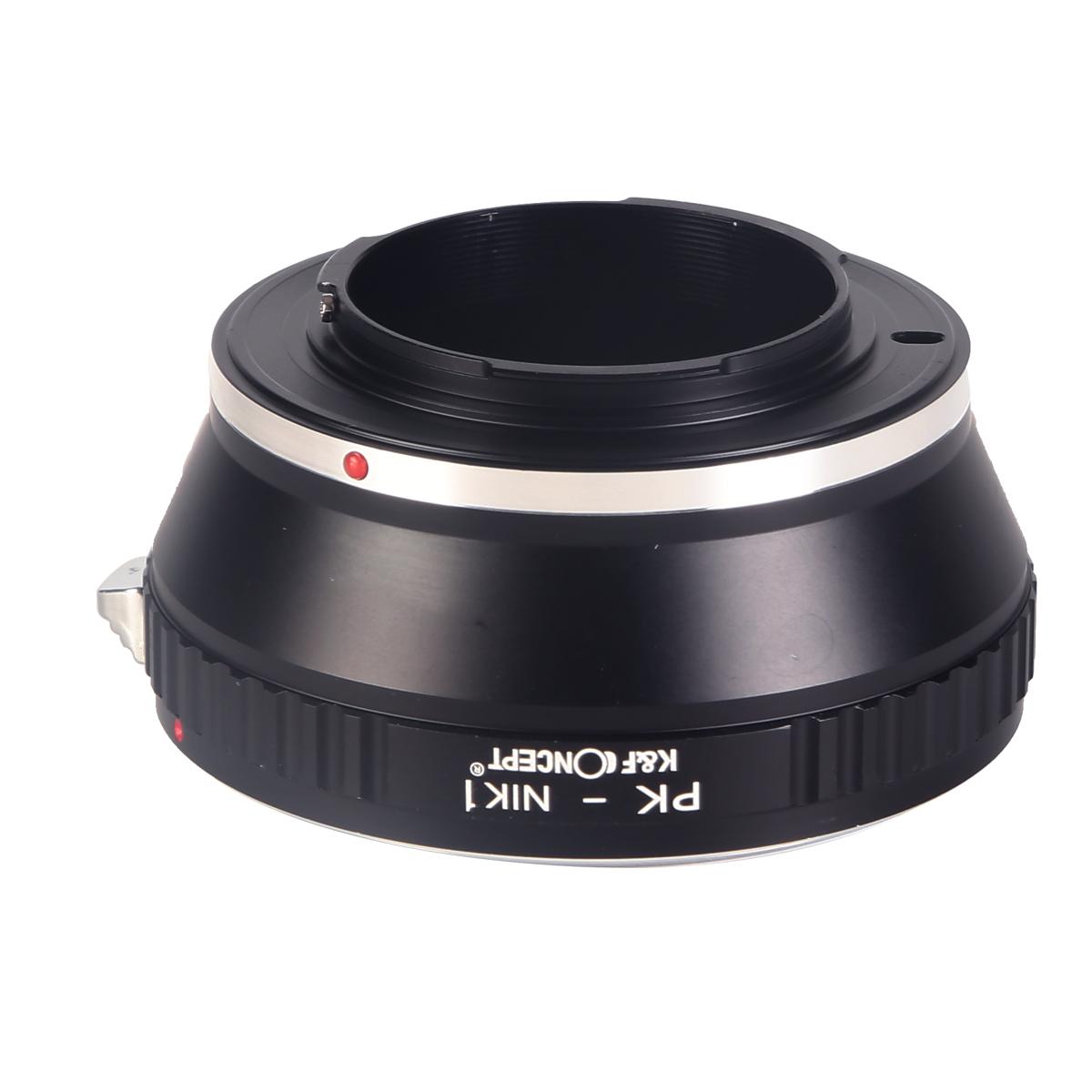 K&F Concept M17201 Pentax K Lenses to Nikon 1 Lens Mount Adapter K&F