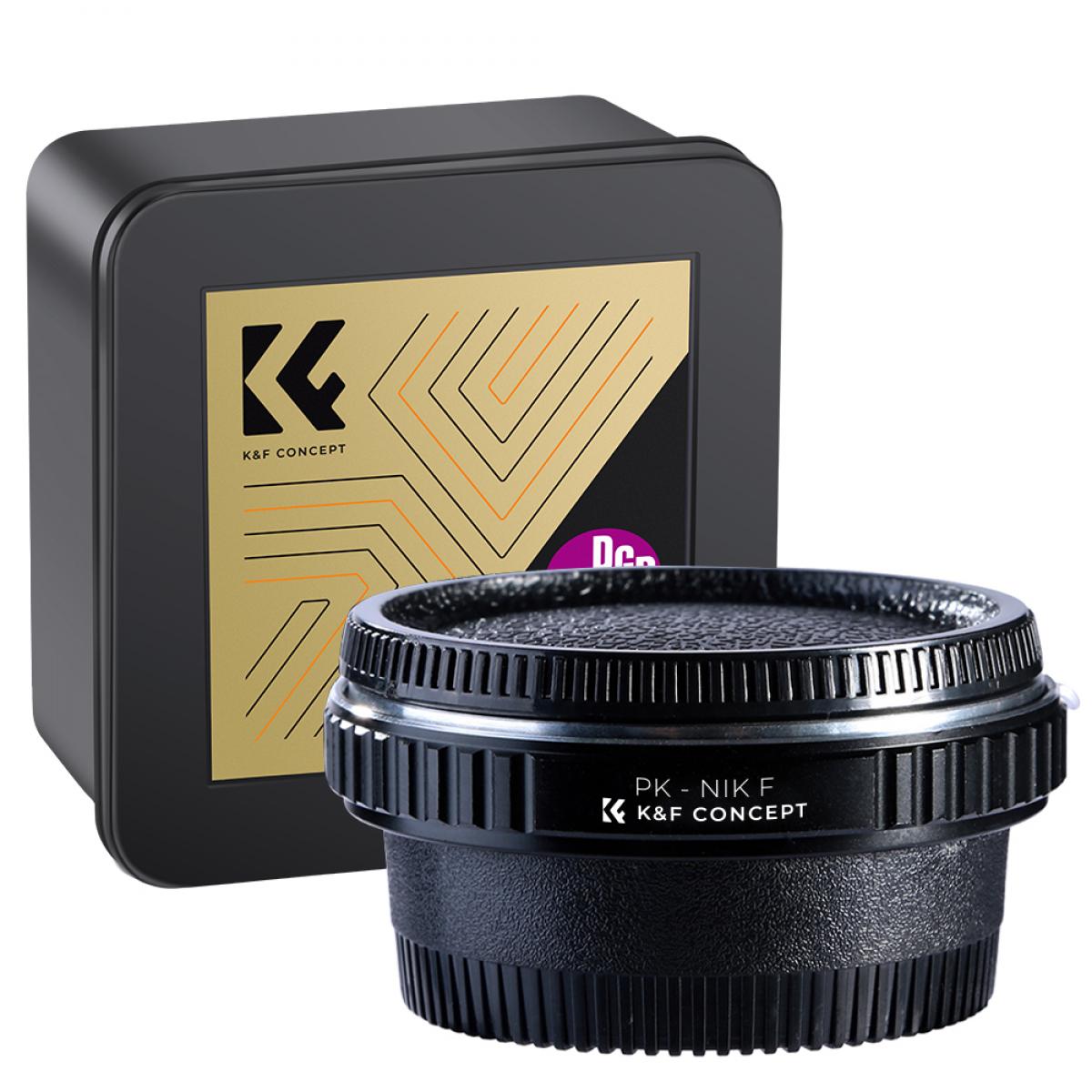 Pentax K Lenses to Nikon Lens Mount Adapter with Optical Glass K&F Concept M17171 Lens Adapter