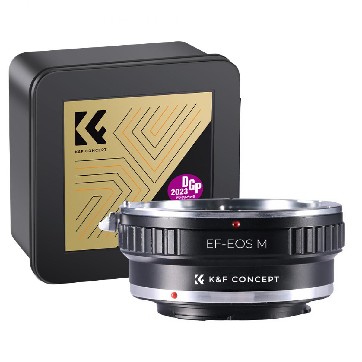 Kandf Concept M12141 Canon Ef Lenses To Canon Eos M Lens Mount Adapter