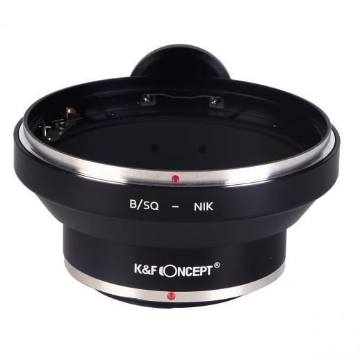 Lentes Bronica SQ para adaptador de montagem de lente Nikon com montagem em tripé Adaptador de lente K&F Concept M31171