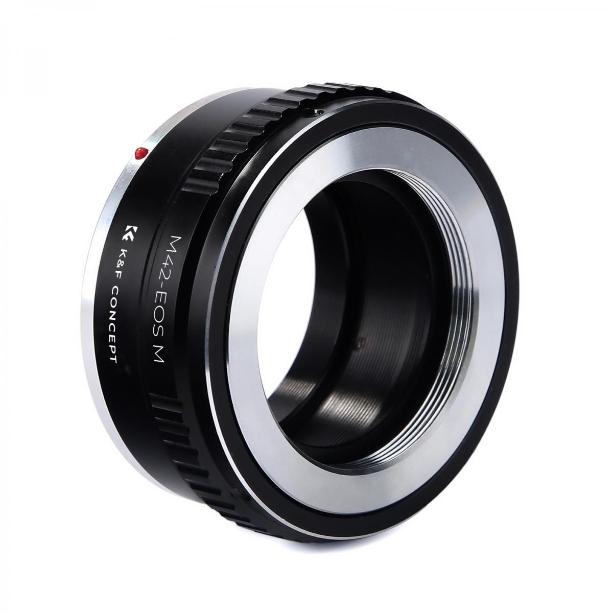 K&F Concept Lens Adapter: Nikon G Mount Lens To Canon EOS M Camera (M1, M2, M3, M5, M6) - KF-NGEM