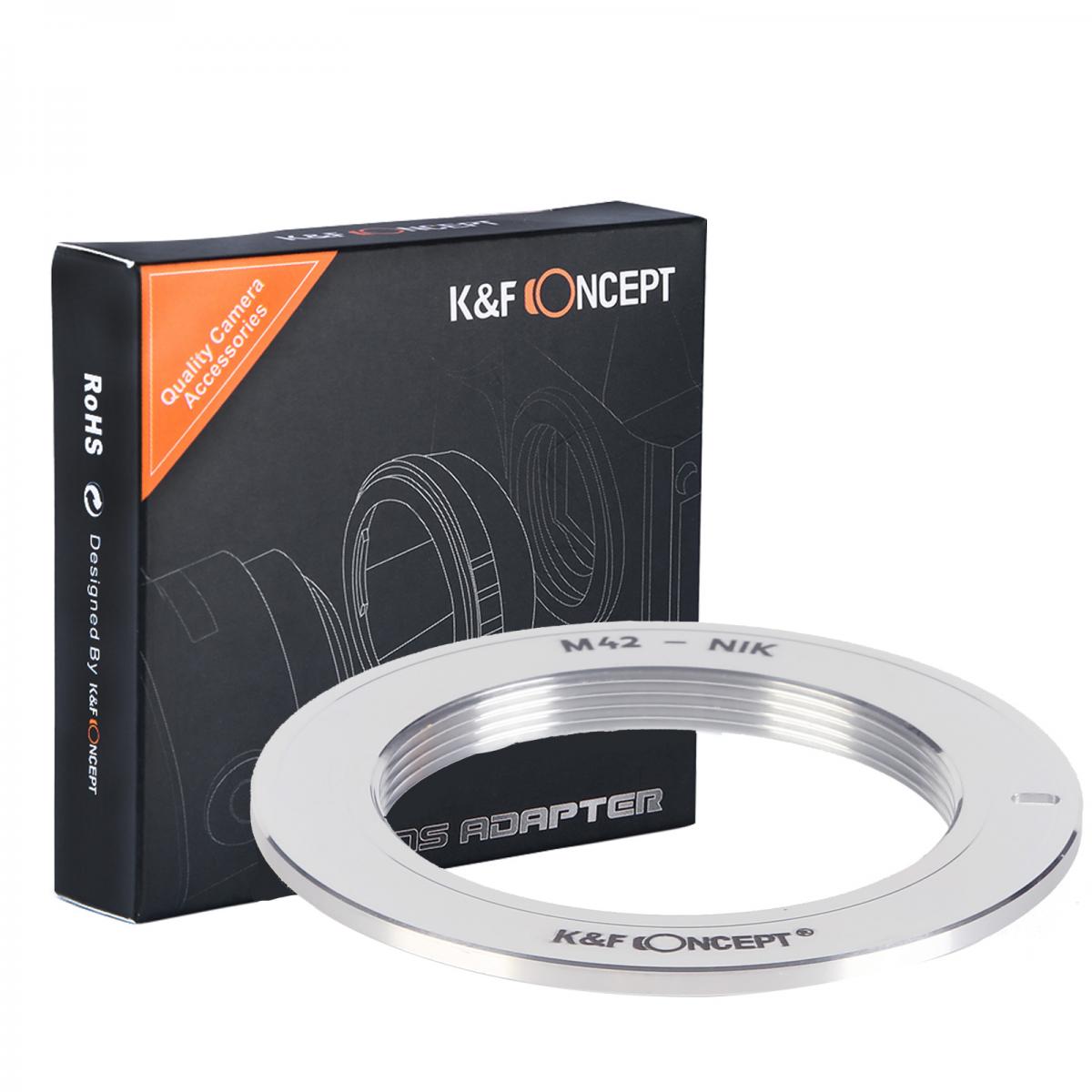 K&F Concept M10171 M42 Lenses to Nikon F Lens Mount Adapter