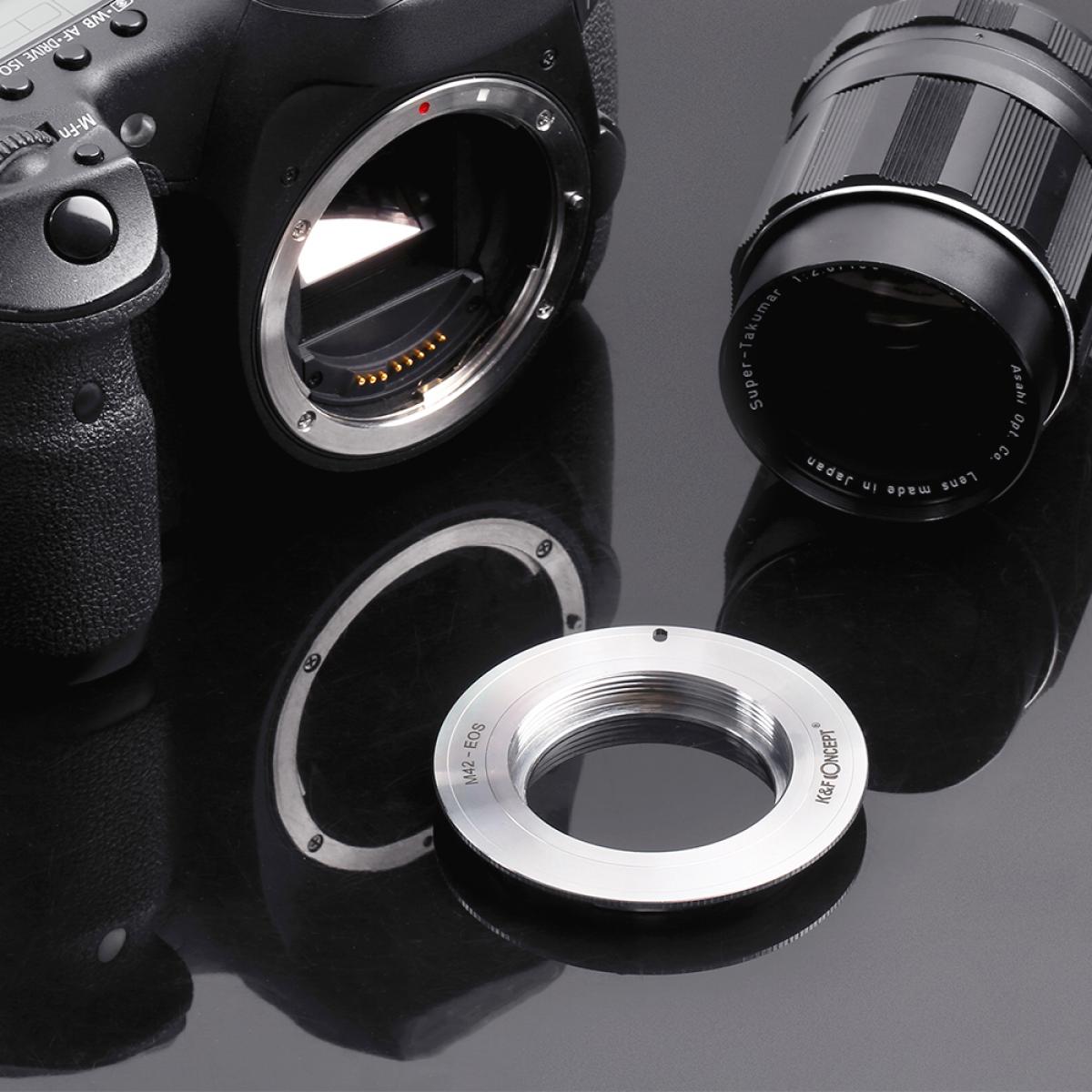 K&F Concept M10131 M42 Lenses to Canon EF Lens Mount Adapter KENTFAITH