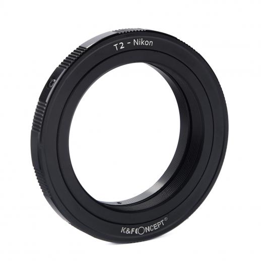 T2 Lenses to Nikon F Lens Mount Adapter K&F Concept M28171 Lens Adapter
