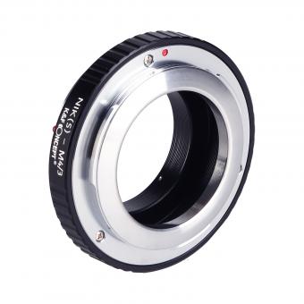 Nikon S Lenses to M43 MFT Lens Mount Adapter K&F Concept M33121 Lens Adapter