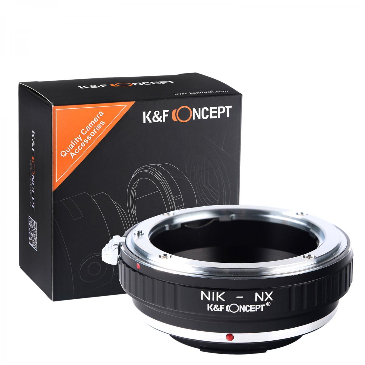 Nikon F Lenses to Samsung NX Lens Mount Adapter K&F Concept M11251 Lens Adapter
