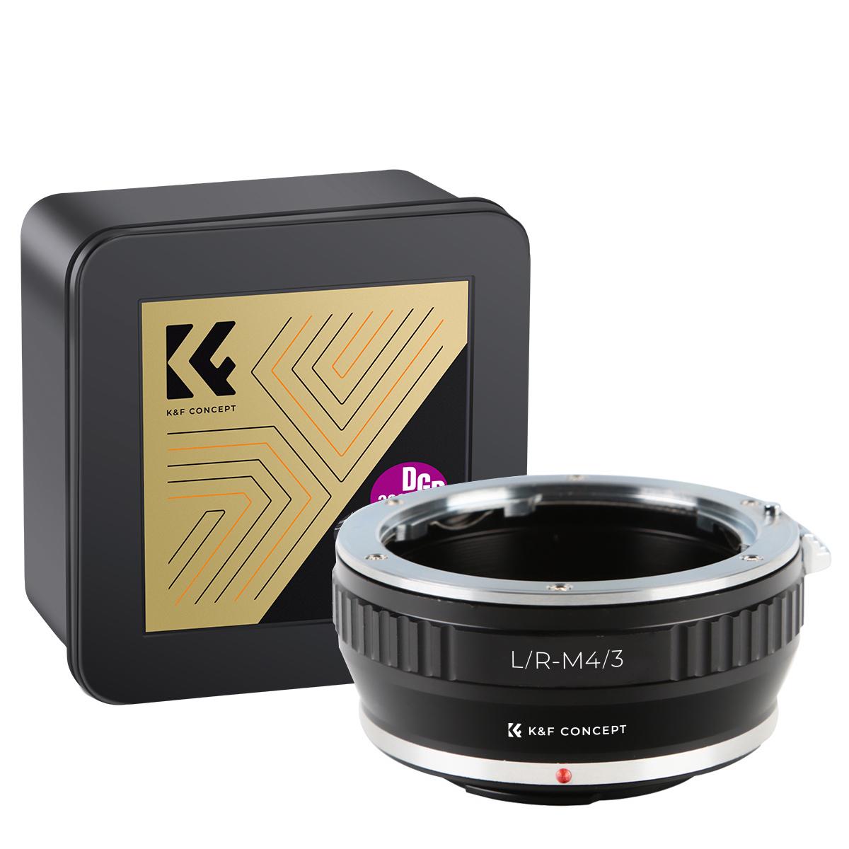 K&F Concept M21121 Leica R Lenses to M43 MFT Lens Mount Adapter K&F