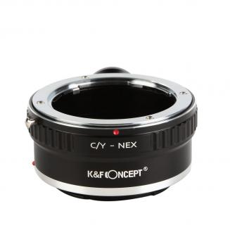 Lens Mount Adapter with Tripod Compatible for Contax / Yashica (c/y or cy) Lens to NEX-E Mount Camera Body