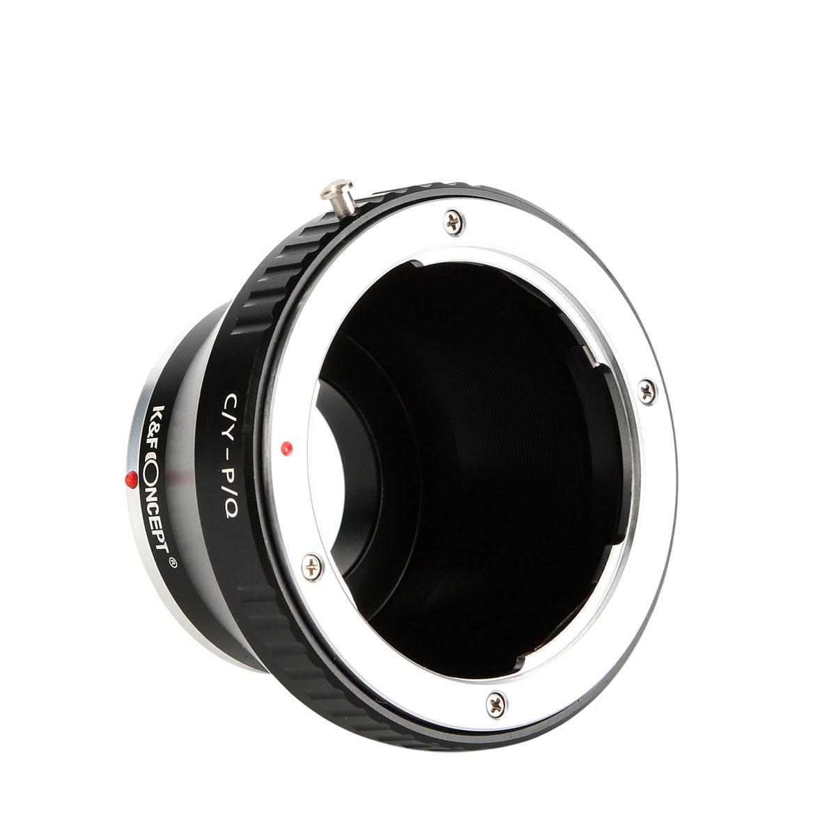 Lentes Contax Yashica a adaptador de montura de lente Pentax Q K&F Concept M14161 Adaptador de lente