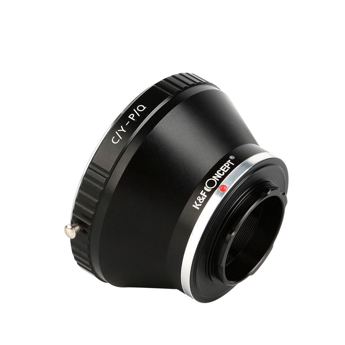Lentes Contax Yashica a adaptador de montura de lente Pentax Q K&F Concept M14161 Adaptador de lente
