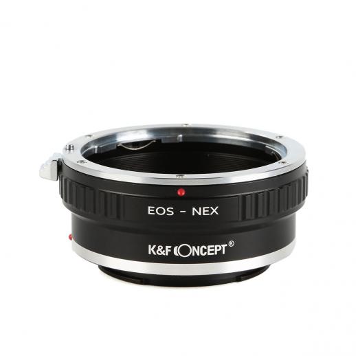 Canon EOS EF Lenses to Sony E Mount Camera Adapter with Tripod Mount