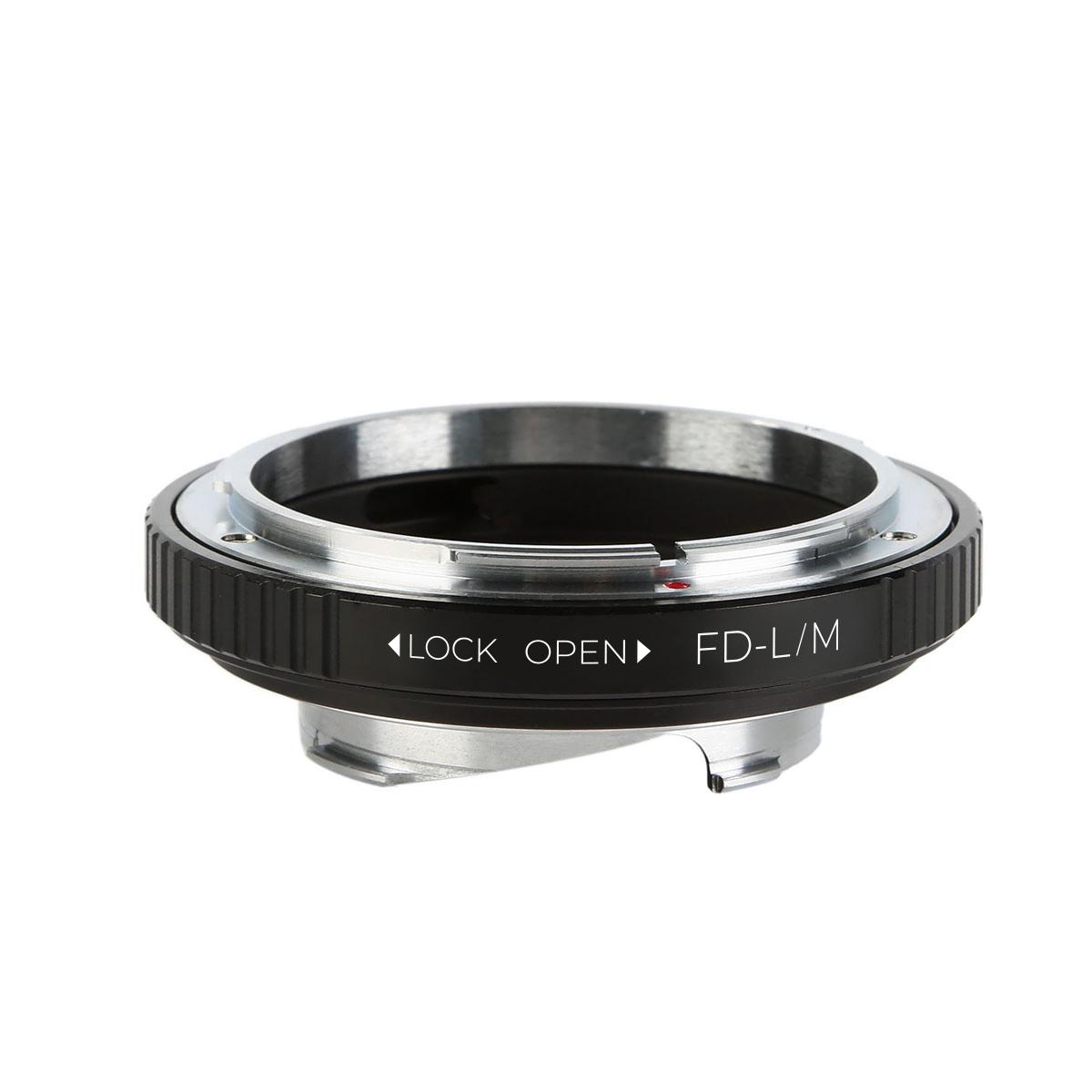 M240P M-E M9 M M2 M10 M-A MP M Monochrom M-P M4 M262 M7 M8 M5 M6 M9-P M3 M1 Haoge Lens Mount Adapter for Canon FD Mount Lens to Leica M LM Mount Camera Such as M240