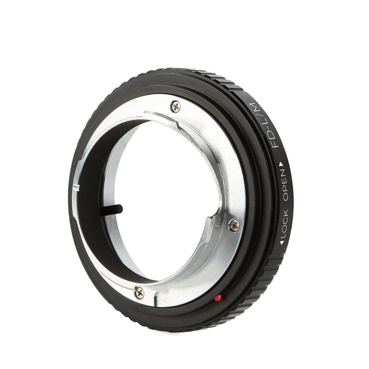 M240P M-E M9 M M2 M10 M-A MP M Monochrom M-P M4 M262 M7 M8 M5 M6 M9-P M3 M1 Haoge Lens Mount Adapter for Canon FD Mount Lens to Leica M LM Mount Camera Such as M240