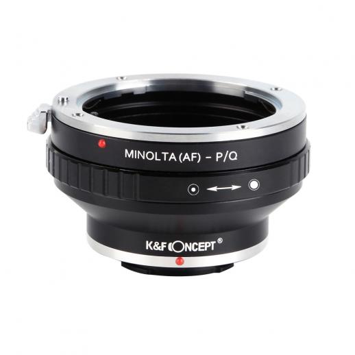 Adaptador de montagem de lentes Minolta A/Sony A para Pentax Q Adaptador de lente K&F Concept M22161