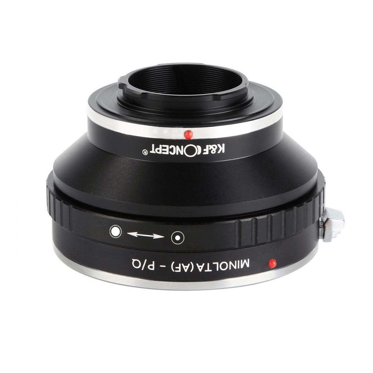 Lentes Minolta A / Sony A a adaptador de montura de lente Pentax Q Adaptador de lente K&F Concept M22161