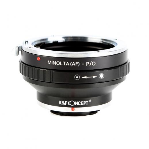 Lentes Minolta A/Sony A para adaptador de montagem de lente Pentax Q com montagem de tripé K&F Concept M22162 adaptador de lente