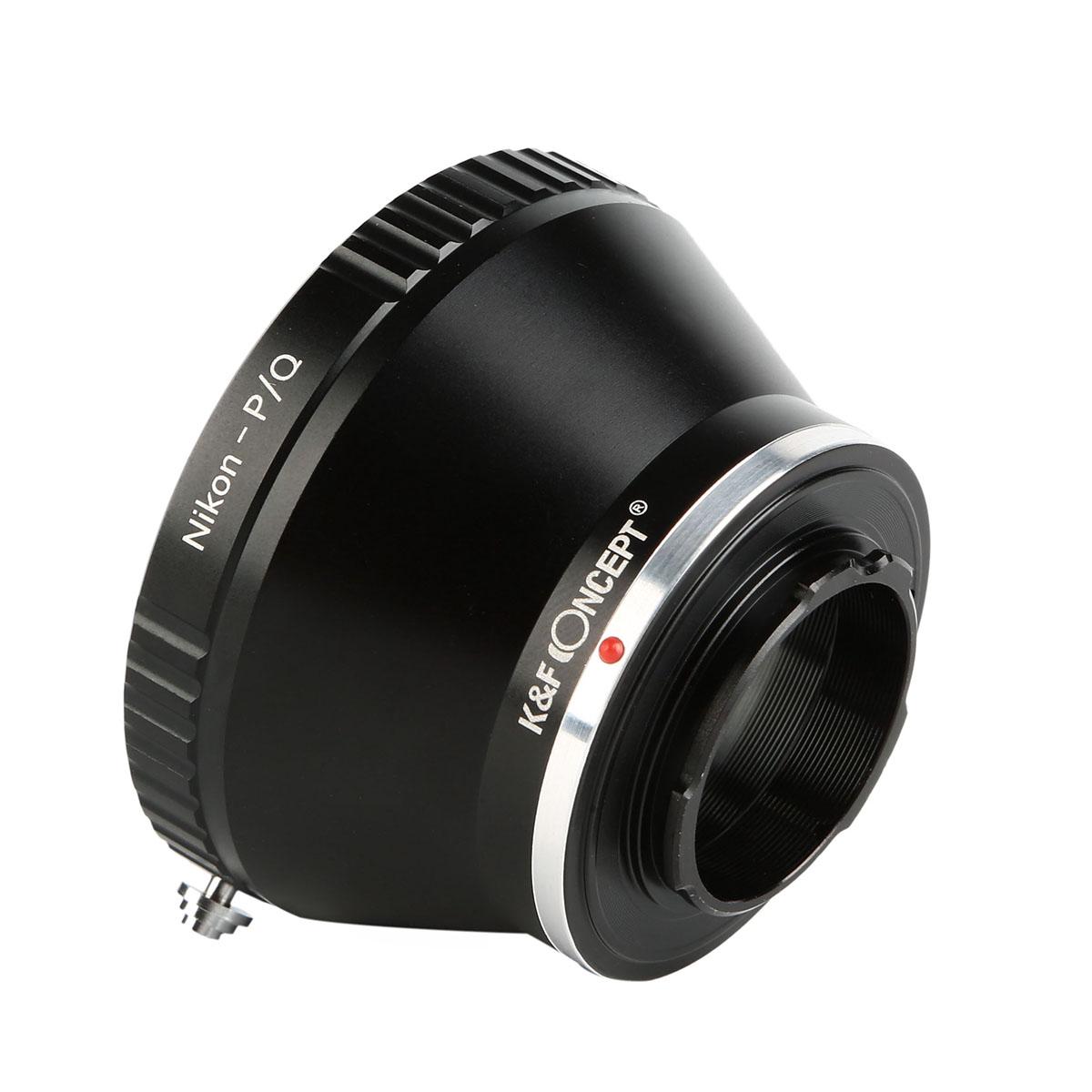 Adaptador de montura de lentes Nikon F a Pentax Q Adaptador de lente K&F Concept M11161