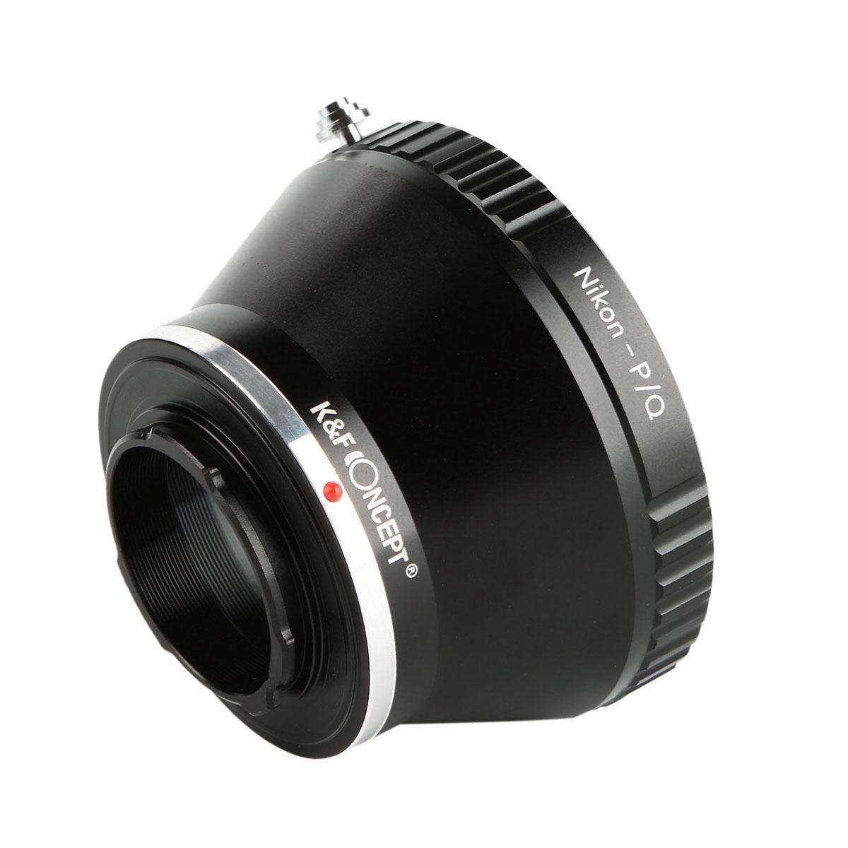 Adaptador de montura de lentes Nikon F a Pentax Q Adaptador de lente K&F Concept M11161