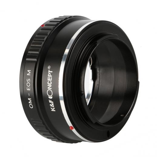 Olympus OM レンズマウントアダプターの Canon EOS M カメラ