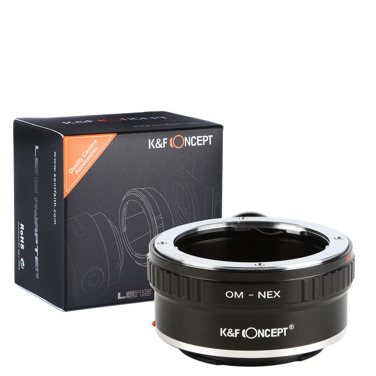 Olympus OM Lenses to Sony E Lens Mount Adapter with Tripod Mount K&F Concept M16102 Lens Adapter