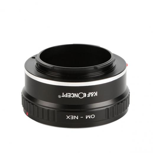 K\u0026F Concept Olympus OM Lenses to Sony NEX E Mount Camera Adapter with Tripod Mount