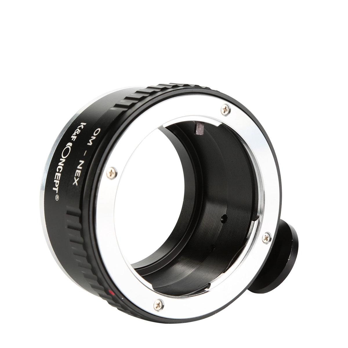 M16102 Olympus OM Lenses to Sony E Lens Mount Adapter with Tripod Mount