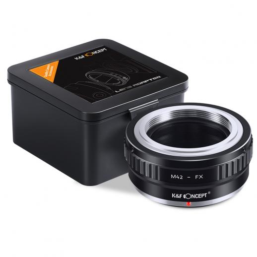 K&F Concept M42 to FX Lens Mount Adapter M42 Lens to Fujifilm X-Series  Mirrorless Camera Adapter