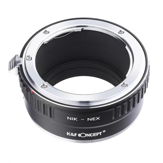 Lentes Nikon F para adaptador de cobre para câmera Sony E Mount