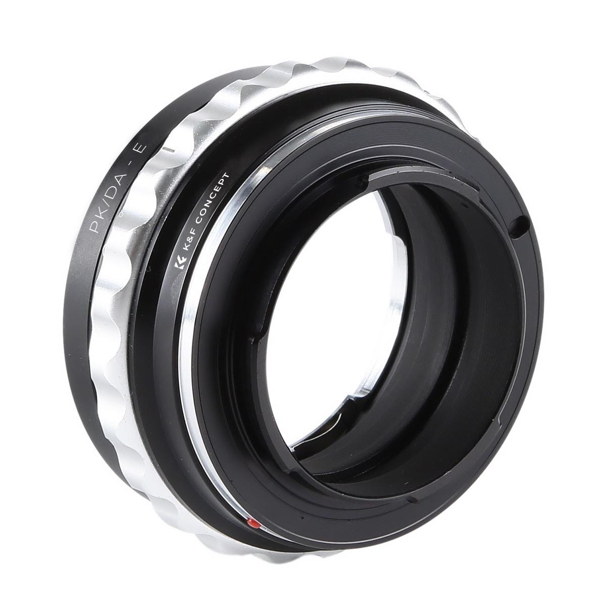 Pentax K/M/A/FA/DA Lens Mount to Sony E Camera Lens Adapter K&F Concept