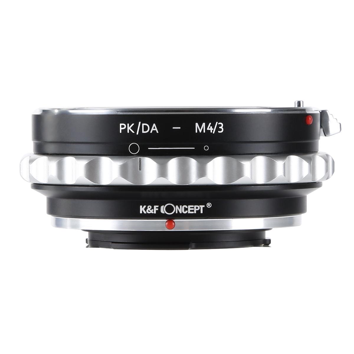 Pentax K/M/A/FA/DA Lenses to M43 MFT Lens Mount Adapter K&F Concept M35121 Lens Adapter