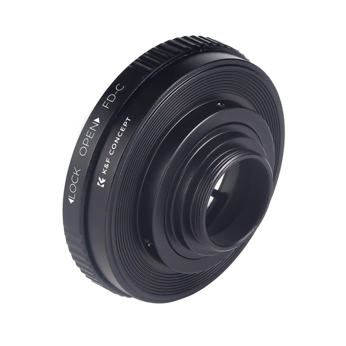 K&F Concept M13231 Canon FD Lenses to C Lens Mount Adapter - KENTFAITH