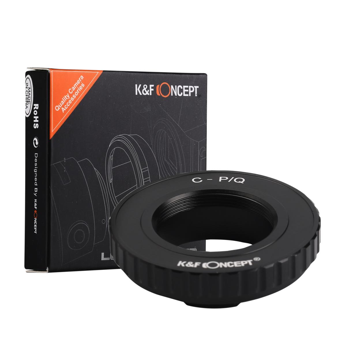 K&F Concept M25161 C Mount Lenses to Pentax Q Lens Mount Adapter K&F