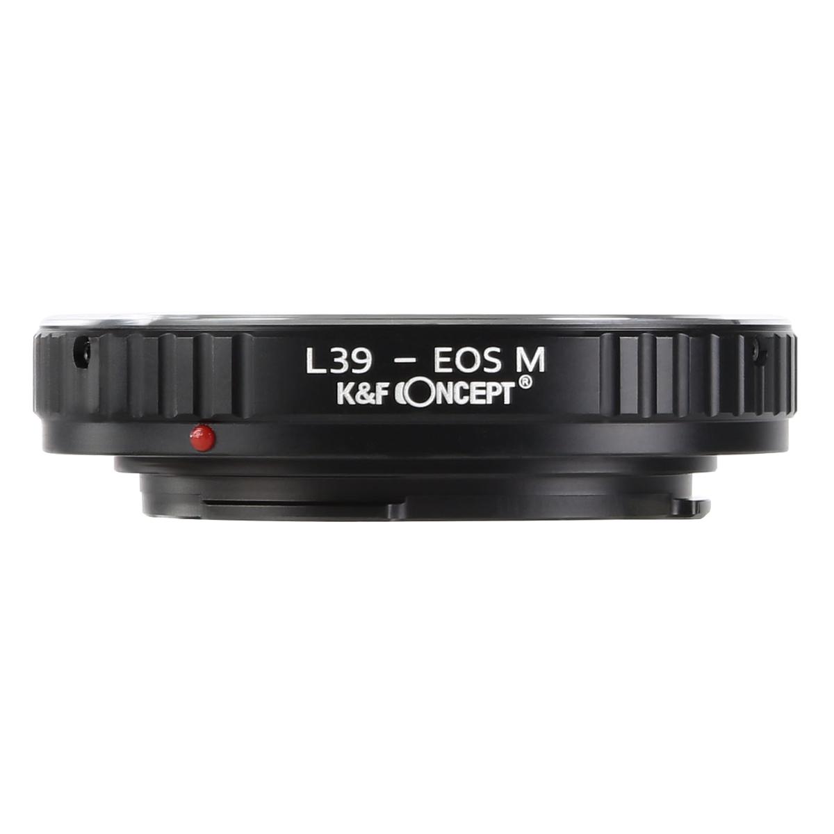 Leica L39 M39 Screw Mount Lens to Canon EOS M EF-M, M39 Lenses to Canon EOS M Lens Mount Adapter K&F Concept M41141 Lens Adapter Non-SLR port M39