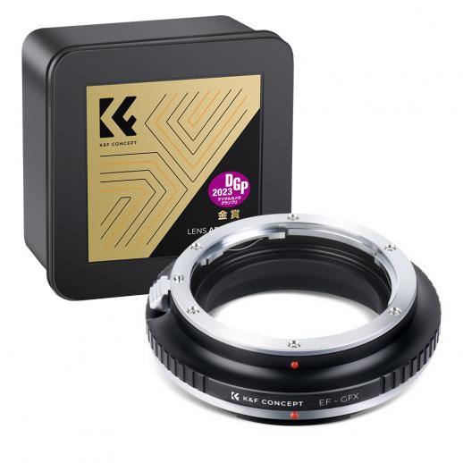 Canon EF レンズマウントアダプターの Fuji GFX カメラ - K&F Concept