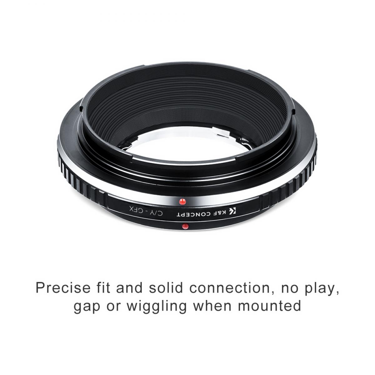 Contax / Yashica Lenses to Fuji GFX Lens Mount Adapter K&F Concept ...