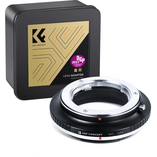 Minolta MD レンズマウントアダプターの Fuji GFX カメラ - K&F Concept