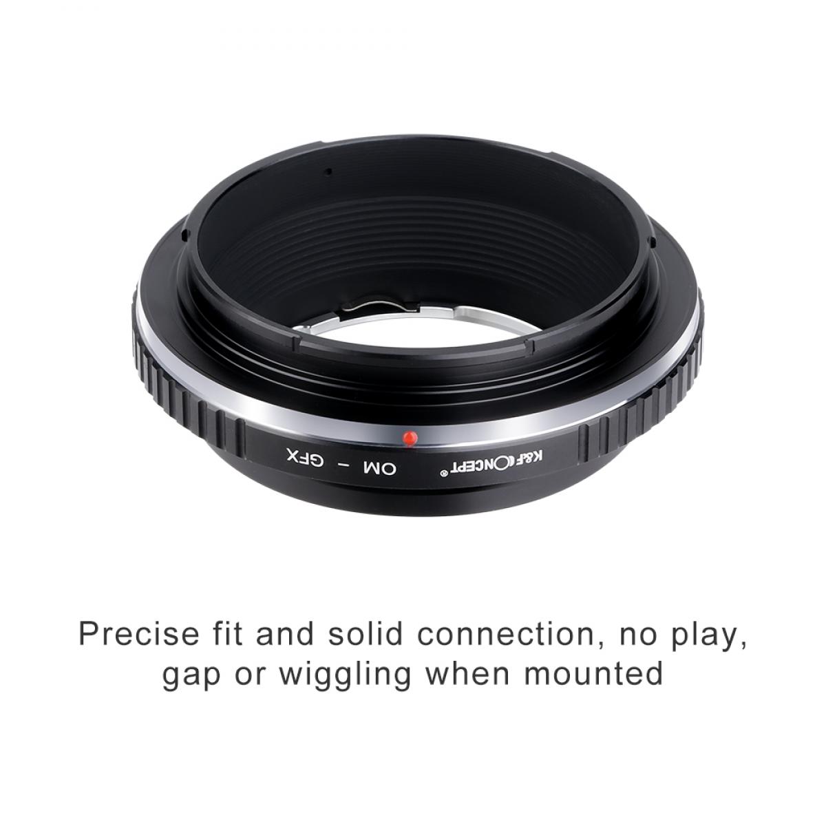 K&F Concept M16211 Olympus OM Lenses to Fuji GFX Lens Mount Adapter K&F Concept