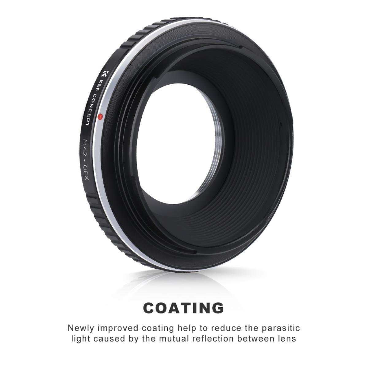 K&F Concept M10211 M42 Lenses to Fuji GFX Lens Mount Adapter K&F Concept