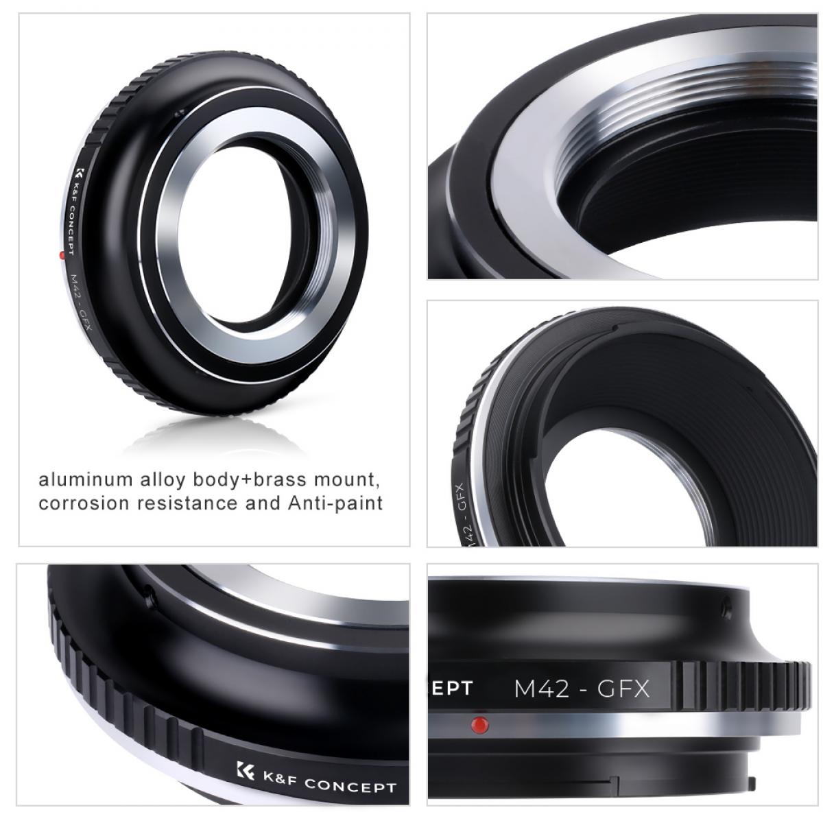 K&F Concept M10211 M42 Lenses to Fuji GFX Lens Mount Adapter - KENTFAITH