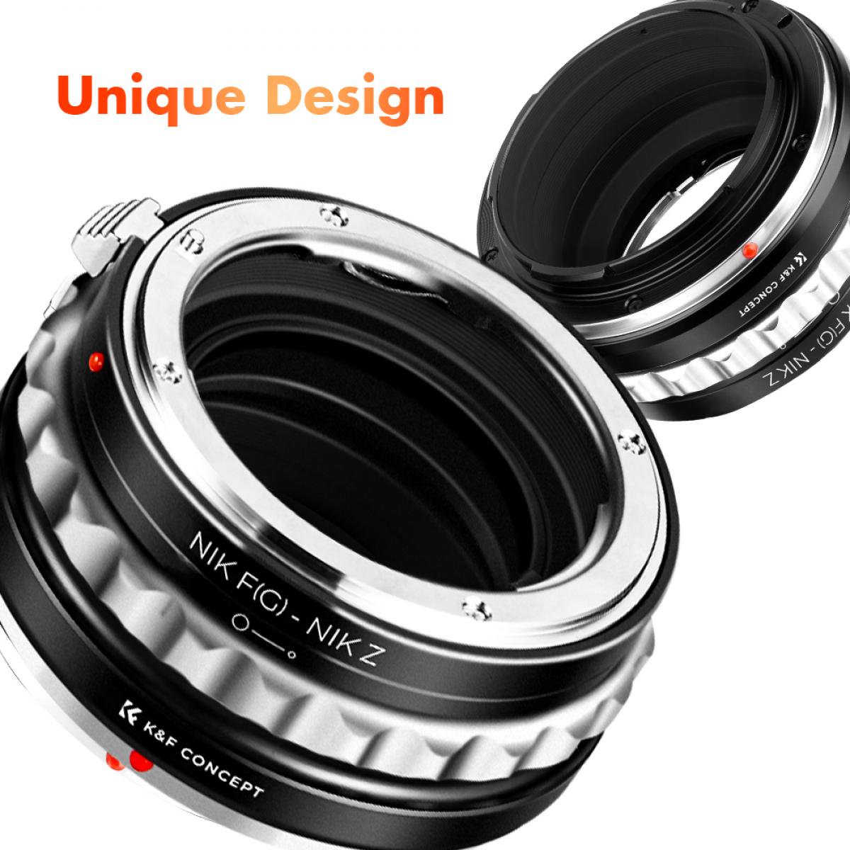 G AF-S Mount Lens to Nikon Z6 Z7 Camera K&F Concept Lens Mount Adapter